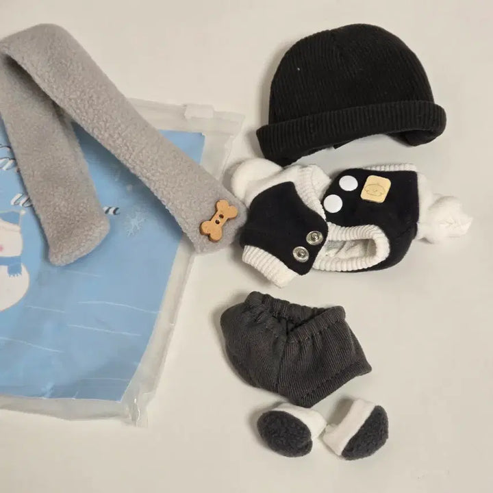 [BUNJANG] Yaong Cat Closet 10cm Un-Attributed Cotton Doll Baseball Jacket / 야옹캣옷장 겨울 야구복 10cm 무속성 솜인형 인형옷 야구잠바