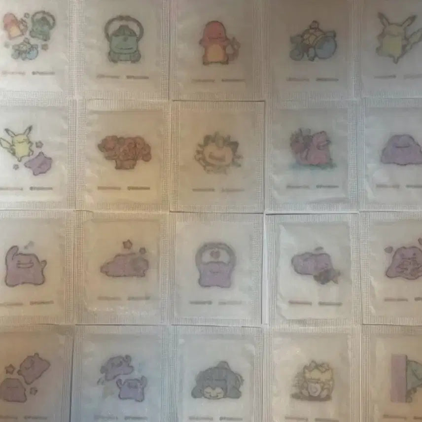 [BUNJANG] Colorgram Pokemon Sticker Set / 컬러그램 포켓몬 띠부실