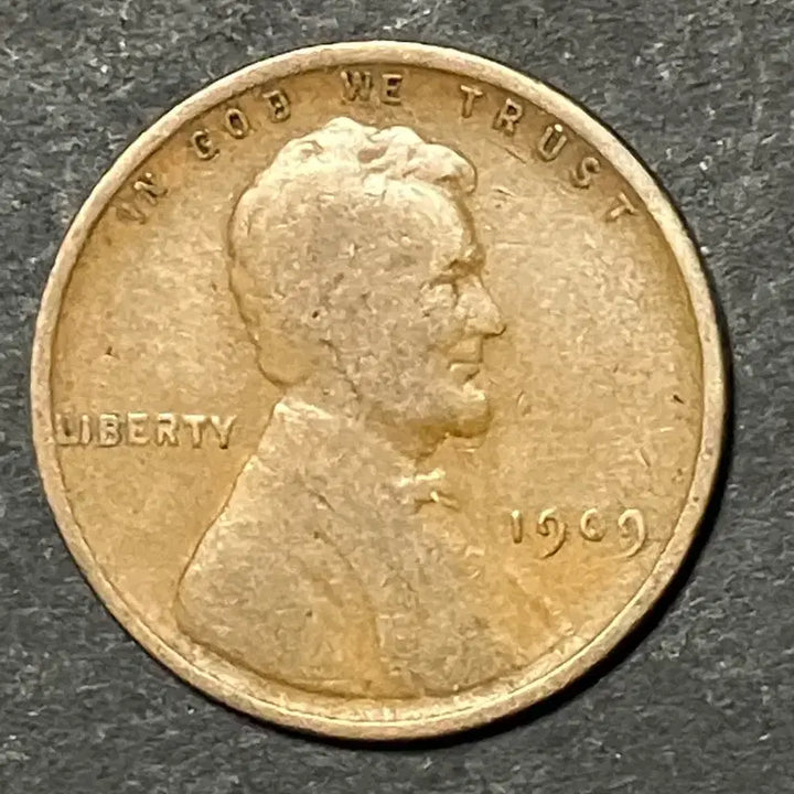 [BUNJANG] 1909 V.D.B. Lincoln Cent Penny - USA First Edition / V.D.B 희귀/1909년] 미국 최초 링컨 1센트 페니