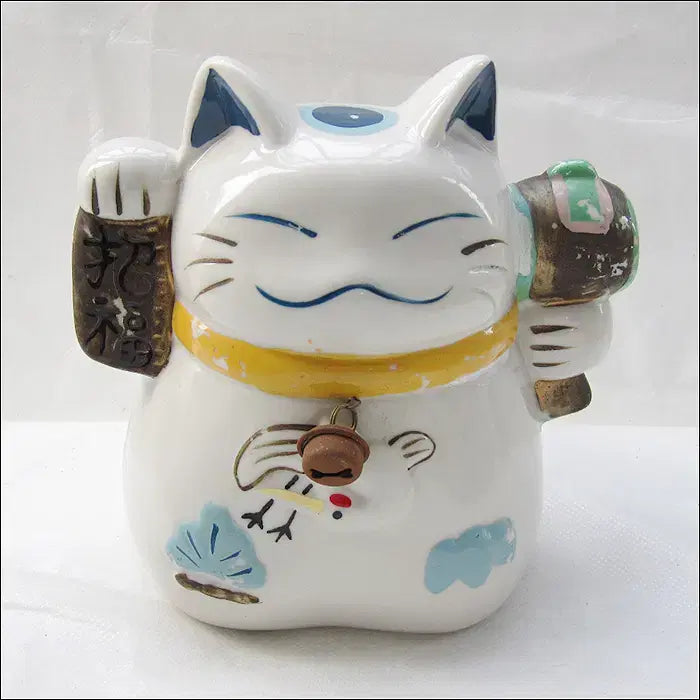 [BUNJANG] Maneki Neko Ceramic Piggy Bank / 마네키네코 초복 도자기 저금통