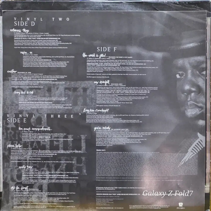 [BUNJANG] The Notorious B.I.G. Life After Death LP 3LP / BA-555.  노토리어스 비아이지 Life After Death LP