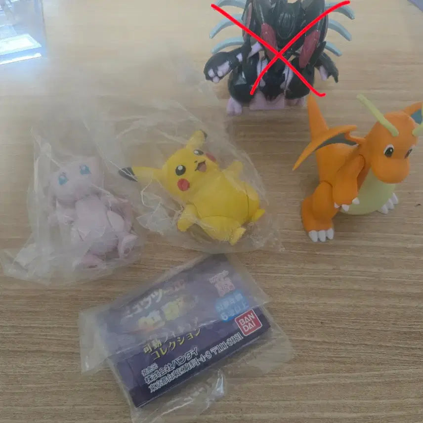 [BUNJANG] Mewtwo Strikes Back Gacha Figures Set of 3 / 뮤츠의 역습 가챠 피규어 3종 일괄