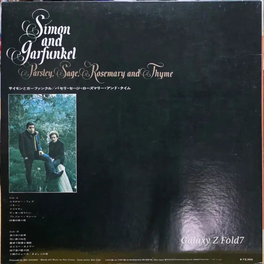 [BUNJANG] Simon &amp; Garfunkel Parsley, Sage, Rosemary and Thyme LP / BA-558. 사이먼 앤 가펑클 - 파슬리, 세이지, 로즈마리 앤 타임.