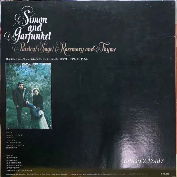[BUNJANG] Simon &amp; Garfunkel Parsley, Sage, Rosemary and Thyme LP / BA-558. 사이먼 앤 가펑클 - 파슬리, 세이지, 로즈마리 앤 타임.