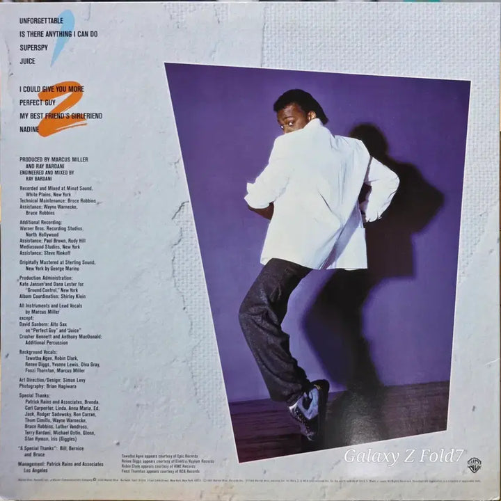 [BUNJANG] Marcus Miller Punk Soul LP / BA-562. 마커스 밀러. 펑크, 소울 LP.