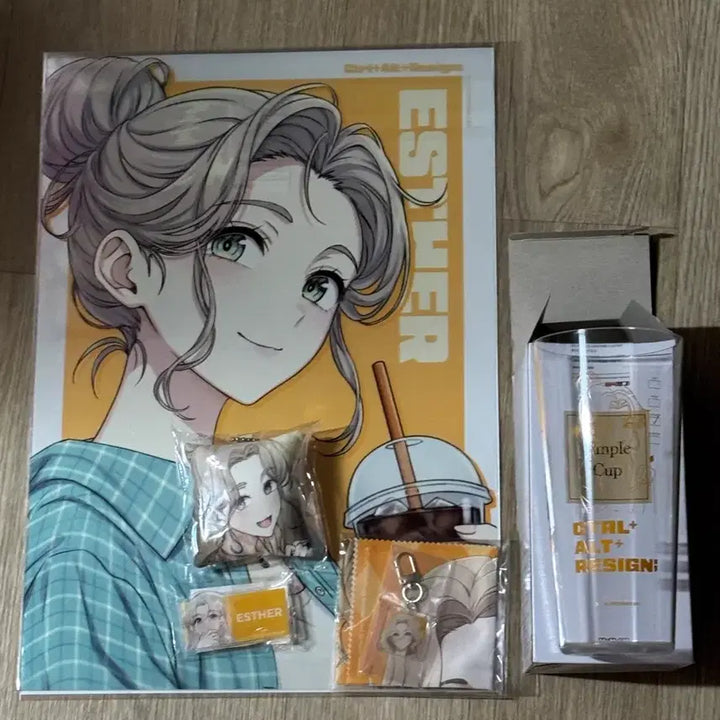 [BUNJANG] Lee Jick Log Kuji Esther Set / 이직로그 쿠지 에스더 명찰 에스더컵 에스더 포스터 에스더쿠션키링 에스더클