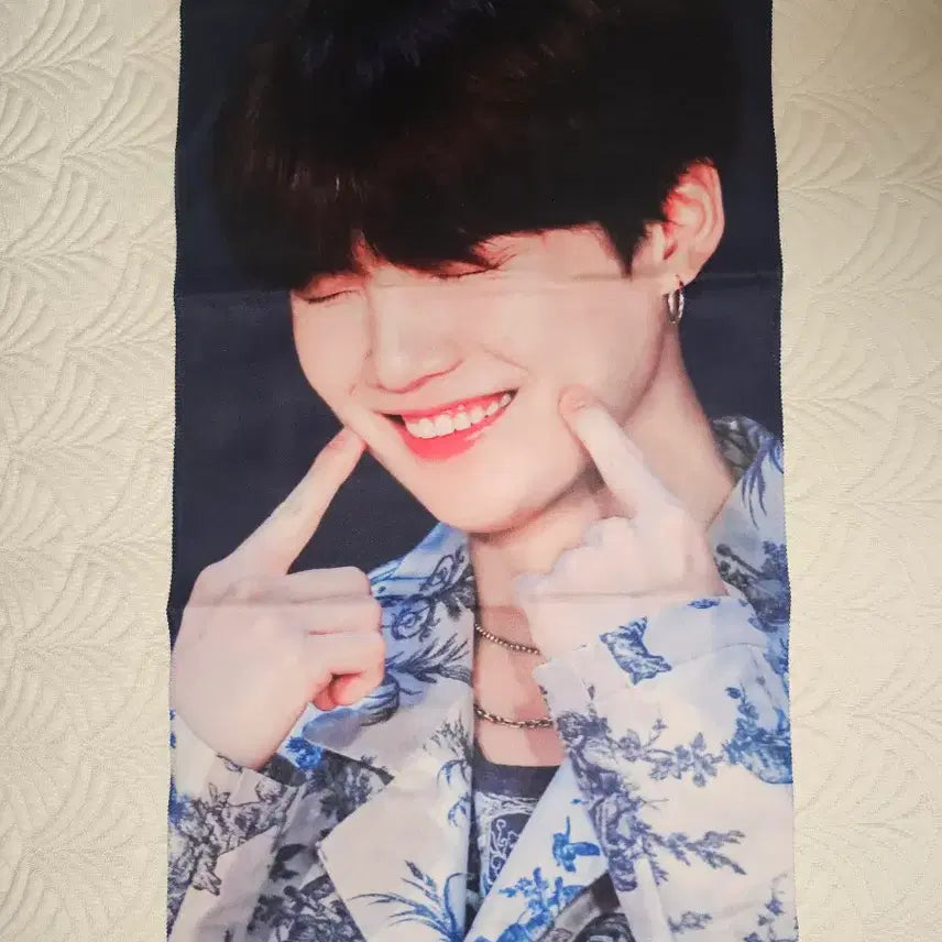 [BUNJANG] BTS Suga Yoongi Reflective Slogan Banner / 방탄소년단 BTS 슈가 윤기 반슬 반사슬로건