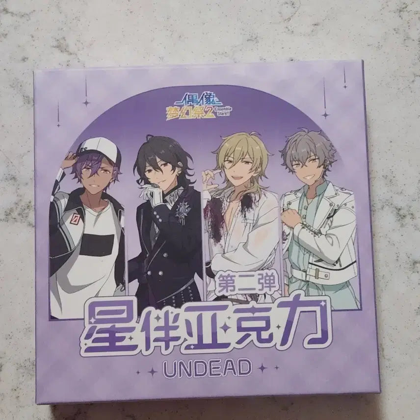 [BUNJANG] Ensemble Stars UNDEAD Starry Stage Acrylic Standee Set - Rei, Kaoru, Koga, Adonis / 앙스타 언데드 3성 아크릴 중스타 레이 카오루 코가 아도니스