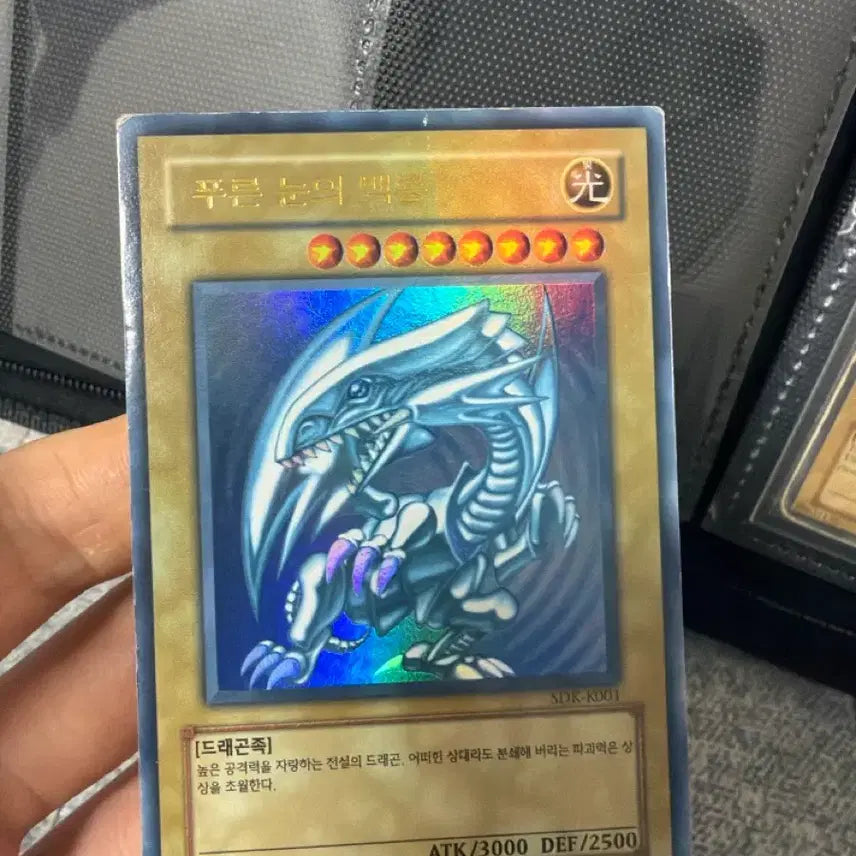 [BUNJANG] SDK-K001 Blue-Eyes White Dragon Card / 푸른 눈의 백룡 SDK-K001
