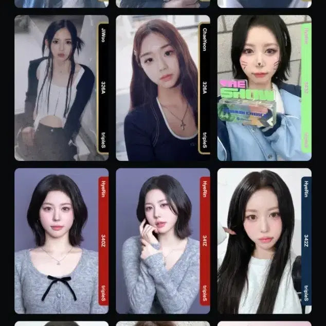 [BUNJANG] TripleS Seoyeon Hyerin Jiwoo Chaeyeon DCO Photocard Bundle Set / 트리플에스 서연 혜린 지우 채연 DCO 양도