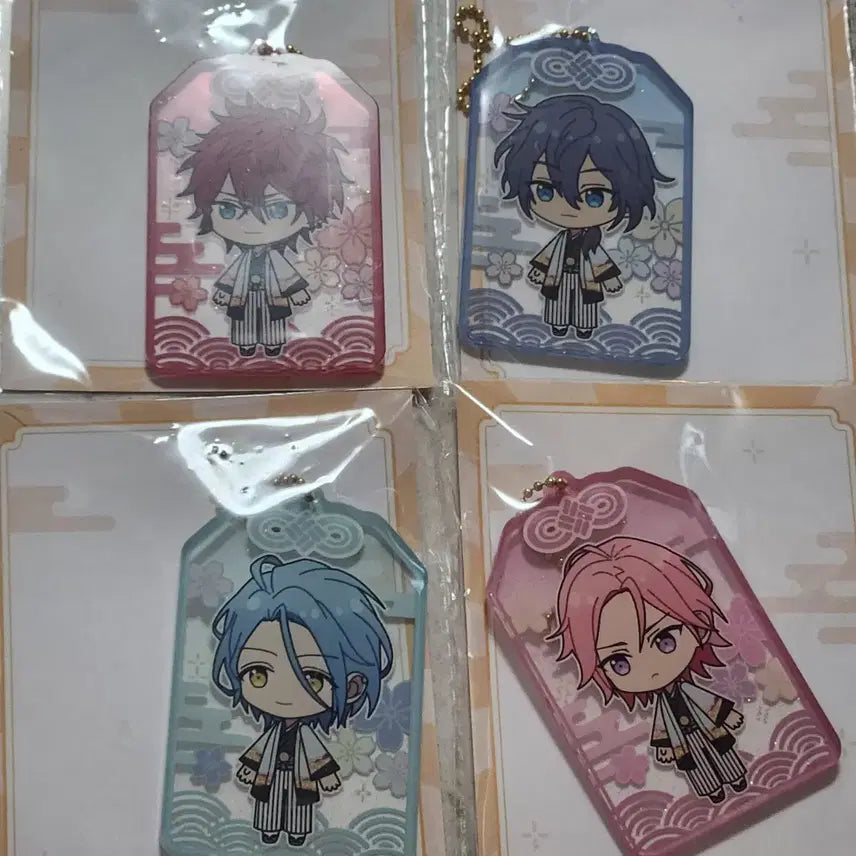 [BUNJANG] Ensemble Stars! Chara × Artist Cooperation Series Crazy:B Omamori Acrylic Charms - Rinne, Hiimeru, Nikki, Kohaku / 앙스타 중스타 오마모리 아크릴 크레이지비 린네 히메루 니키 코하쿠