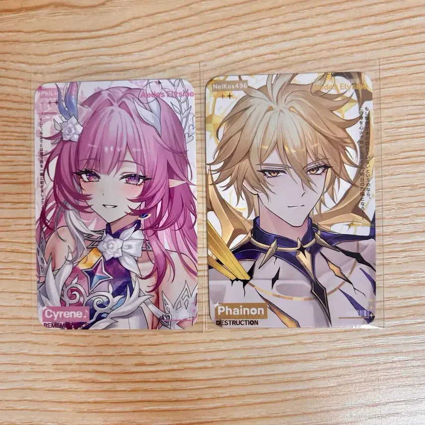 [BUNJANG] Honkai: Star Rail Kirene PiNon Photocard Set Bundle / 새상품) 붕스 비공굿 파이논 키레네 포카 세트 일괄 붕괴스타레일