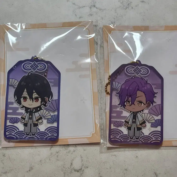 [BUNJANG] Ensemble Stars! Chugakuen Omamori Acrylic Charm - UNDEAD (Rei, Adonis) Bundle Set / 앙스타 중스타 오마모리 아크릴 언데드 레이 아도니스 일괄