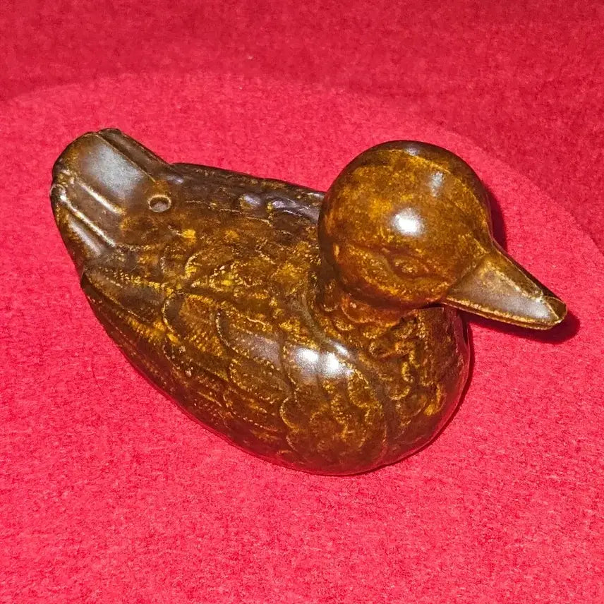 [BUNJANG] Antique Celadon Porcelain Duck Ink Stone / 세월감 깊은 고풍스러운 도자기 오리 연적 (골동품/수집용)