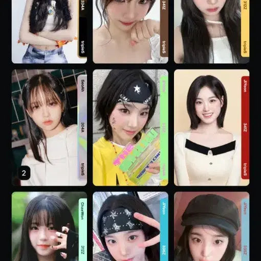 [BUNJANG] tripleS Hayeon Zion Chaeyeon Seullin Seoah Jiyeon DCO Photocard / 트리플에스 하연 시온 채원 설린 서아 지연 DCO 양도합니다