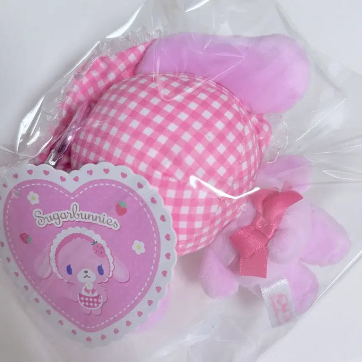 [BUNJANG] Sanrio Sugarbunnies Spinns Strawberry Usa Mascot / 산리오 슈가바니즈 스핀즈 스트로베리우사 마스코트