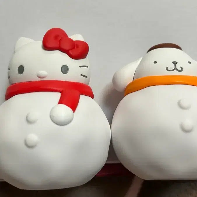 [BUNJANG] Sanrio Snowman Gacha Kitty Pompompurin Bundle Set / 산리오 눈사람 가챠 키티 폼폼푸린 일괄