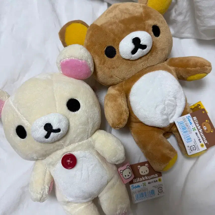 [BUNJANG] Rilakkuma &amp; Korilakkuma Doll Bundle Set / 일괄) 리락쿠마 코리락쿠마 인형 (택ㅇ)