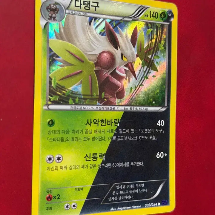 [BUNJANG] Pokemon Vintage Card Shiny Yanma (Holo) XY / 포켓몬 고전 카드 다탱구 이로치(홀로) XY