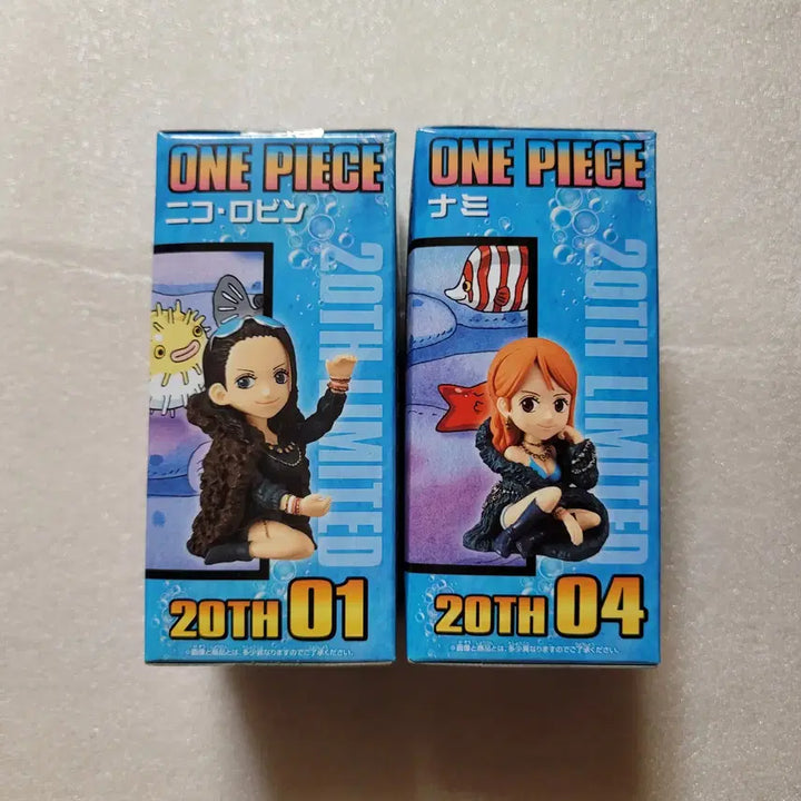 [BUNJANG] One Piece World Collectable 20th Anniversary Nico Robin &amp; Nami Figures (New, Sealed) / 신품 미개봉 원피스 피규어 월드 콜렉터블 로빈 나미 20TH