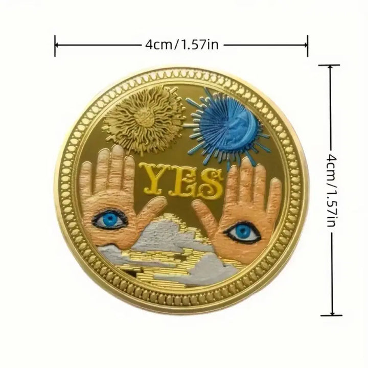 [BUNJANG] Hologram Commemorative Coin Goddess Collectible Rare Artwork 500 Won / 기념주화 홀로그램 행운의 동전 여신 수집품 희귀 예술품 500원