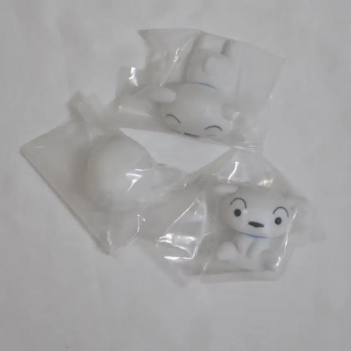 [BUNJANG] Shiro - Floki Gacha Figure Set (3 Types, Bundle) / 흰둥이 불고기로드 플로키 가챠 피규어 3종 일괄