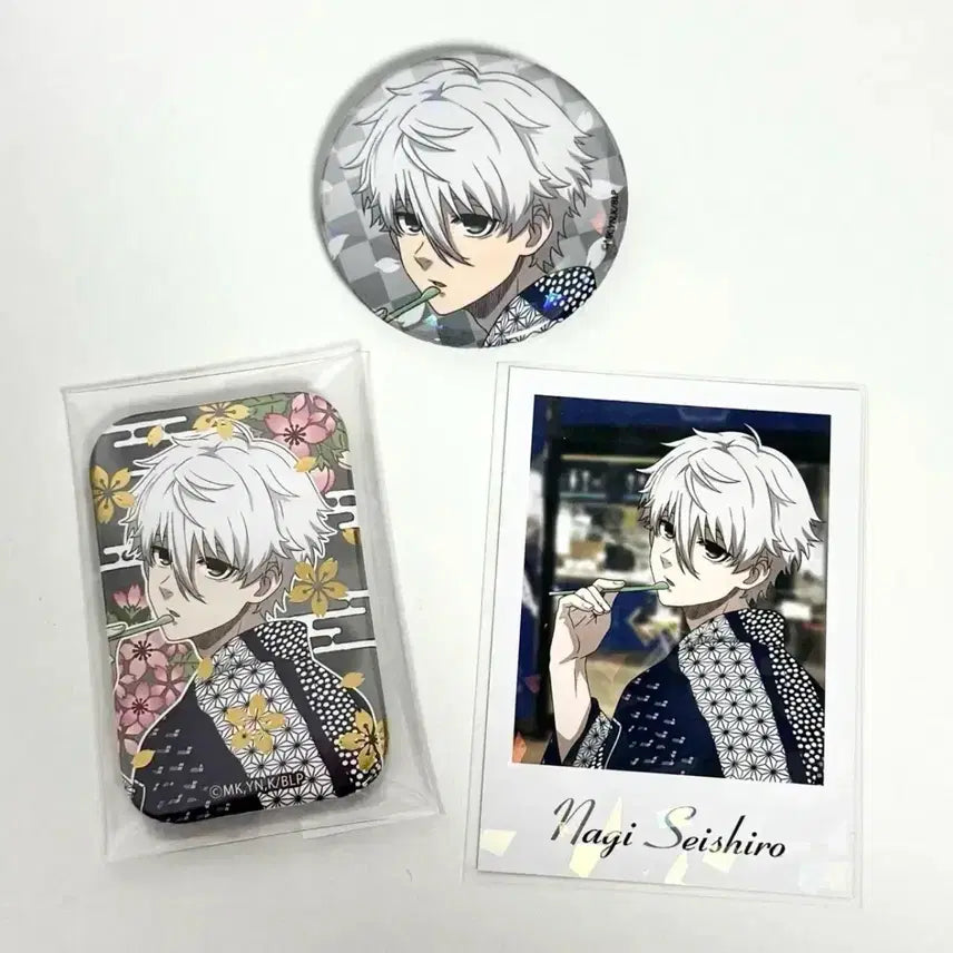 [BUNJANG] Blue Lock Nagi Seishiro Goods Set / 6.29일까지)블루록 나기 세이시로 굿즈 캔뱃지 카드 일괄