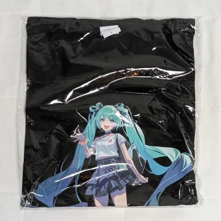 [BUNJANG] Hatsune Miku Thanksgiving Festival T-Shirt Black L / 하츠네 미쿠 감사제 티셔츠 블랙 L