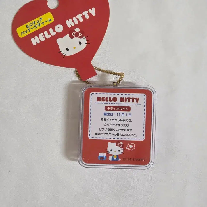 [BUNJANG] Sanrio Hello Kitty Miniature Package Charm Keychain Figure / 산리오 헬로키티 미니어처 미니어쳐 패키지 참 키링 피규어