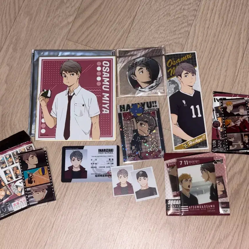 [BUNJANG] Haikyuu!! Miya Osamu Goods Bundle Set / 하이큐 미야 오사무 굿즈 일괄