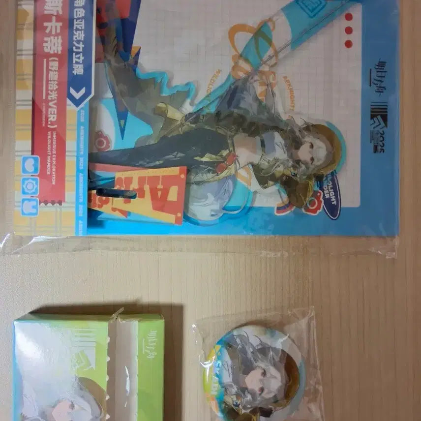 [BUNJANG] Arknights Skadi Acrylic Stand + Badge Set / 명일방주 스카디 아크릴 스탠드 + 뱃지 세트