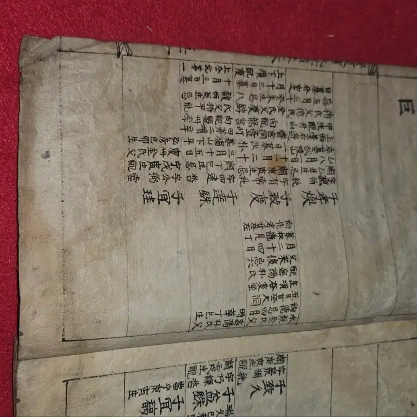 [BUNJANG] Rare Korean Manuscript Genealogy (Gajeop) - Joseon/Modern Era / [희귀 고서] 조선~근대 추정 한자 수기 필사본 족보 / 가첩 (실측 1