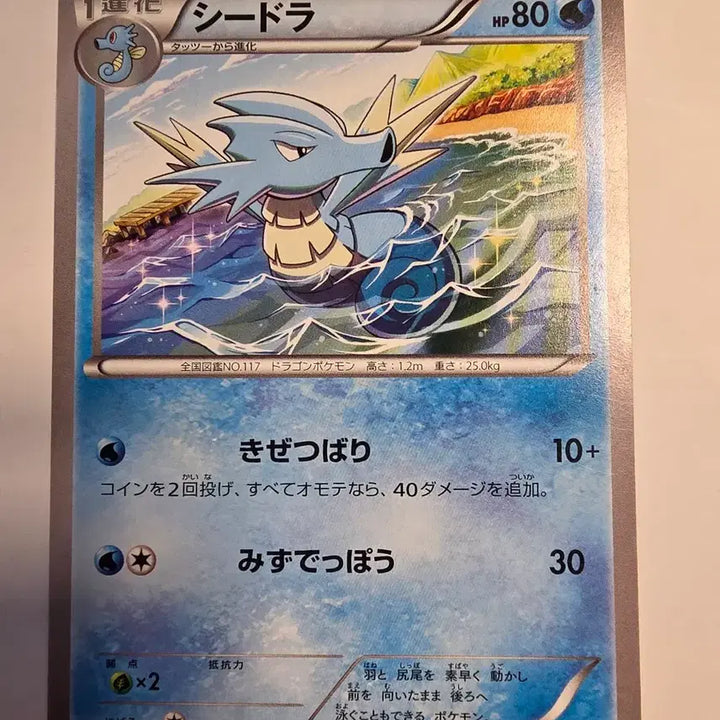 [BUNJANG] Vintage Japanese Pokemon Card Seadra XY / 빈티지)포켓몬카드 일판 시드라 XY