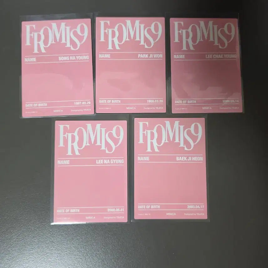 [BUNJANG] fromis_9 Tereca Magazine Set (5 pcs) / 프로미스나인 테레카 매거진 5장 풀세트