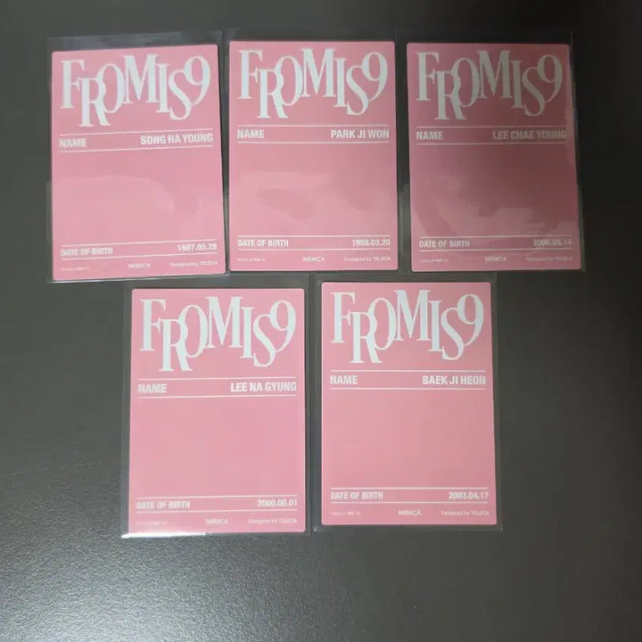 [BUNJANG] fromis_9 Tereca Magazine Set (5 pcs) / 프로미스나인 테레카 매거진 5장 풀세트