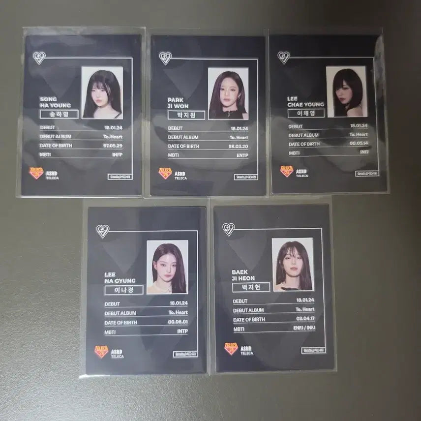 [BUNJANG] fromis_9 Teraca Retro Set Photocard / 프로미스나인 테레카 레트로 5장 풀세트