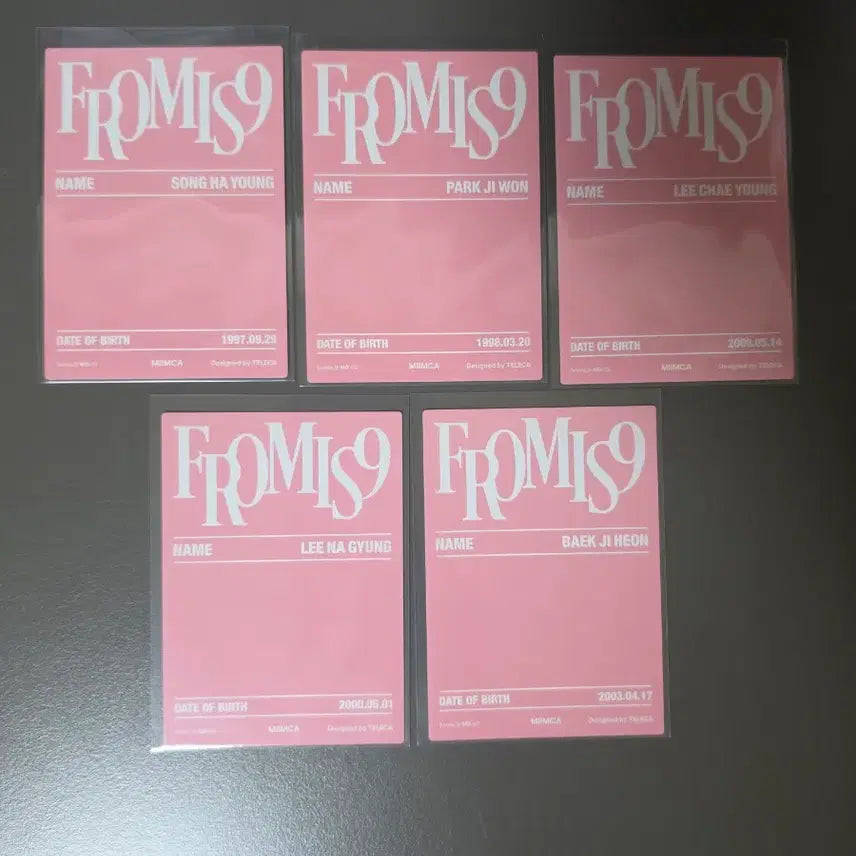 [SOLD OUT] 프로미스나인 테레카 매거진 5장 풀세트