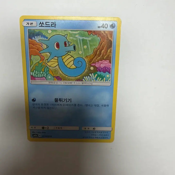 [BUNJANG] Pokemon Card / 쏘드라 포켓몬카드
