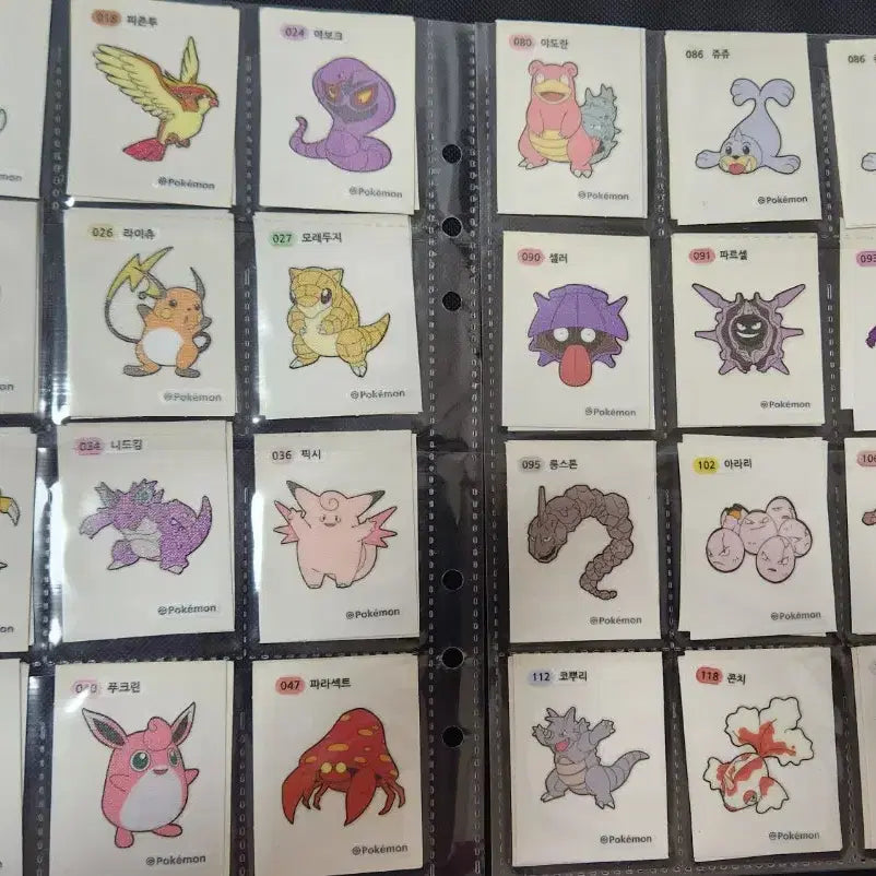 [BUNJANG] Pokemon Stickers Bundle Set (120 pcs) / 포켓몬 띠부씰 120장 일괄판매