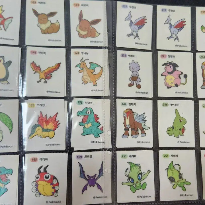 [BUNJANG] Pokemon Stickers Bundle Set (120 pcs) / 포켓몬 띠부씰 120장 일괄판매
