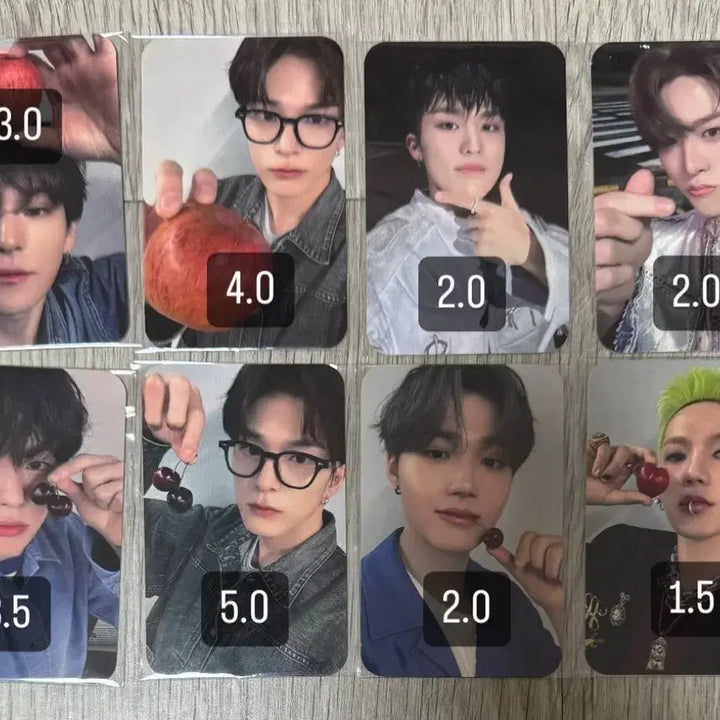 [BUNJANG] TREASURE MD Booth Fruit Photocard Yoshinori Asahi Jaehyuk Doyoung Hyunsuk / 트레저 엠디 부스 과일 포카 요시 아사히 재혁 도영 현석