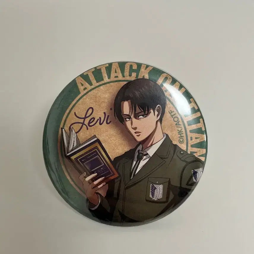 [BUNJANG] Attack on Titan Levi Can Badge / 진격의 거인 리바이 캔뱃지