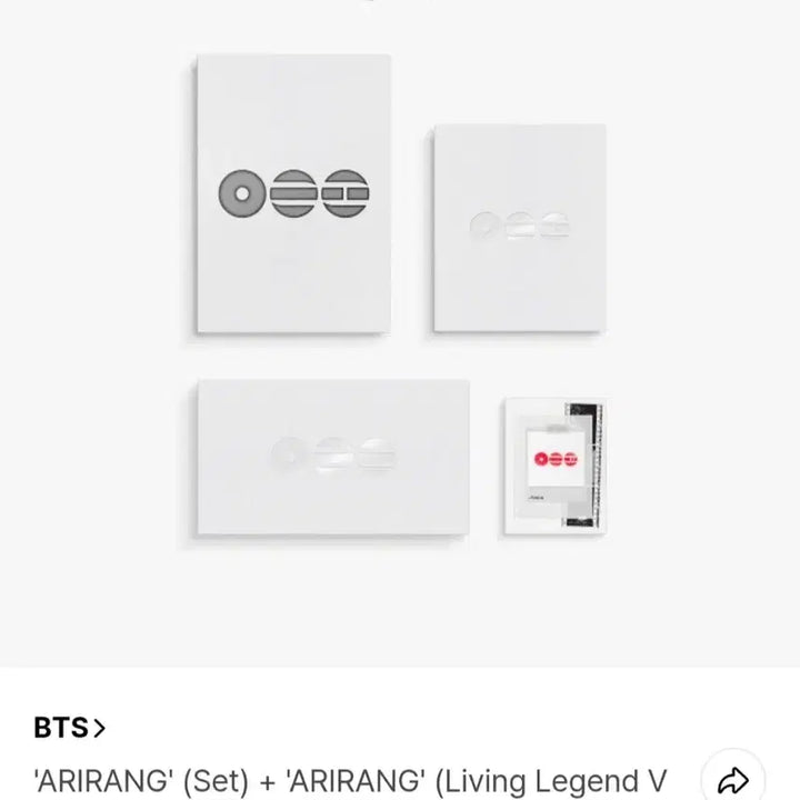 [BUNJANG] BTS Arirang Album Set (4 Versions) / 방탄 BTS 아리랑 앨범 4종 세트 ARIRANG
