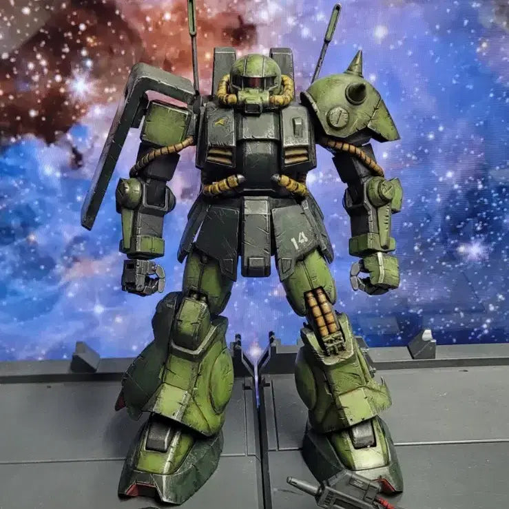 [BUNJANG] Bandai Zaku Head Weathering Assembly Bundle / [반다이 건담] 자쿠헤드 웨더링 조립품 일괄 판매
