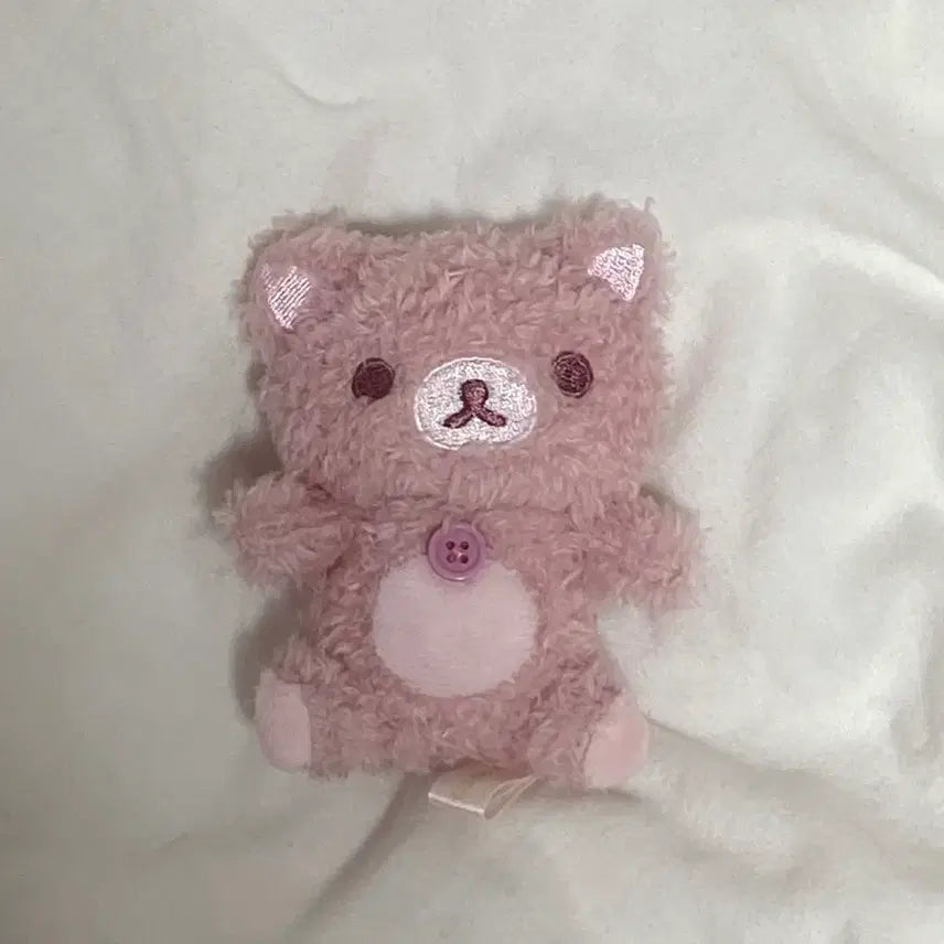 [BUNJANG] Rilakkuma Korilakkuma Flower Tenori Pink Plush / 코리락쿠마 플라워 테노리 핑크