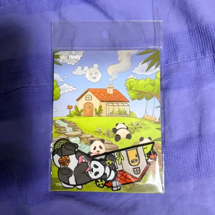 [BUNJANG] Bao Family Panda Wappen Sticker / 바오패밀리 판다 BAO FAMILY 판다 와펜 스티커