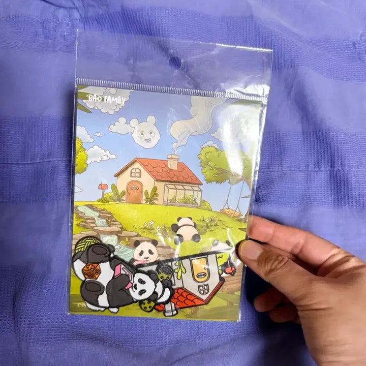 [BUNJANG] Bao Family Panda Wappen Sticker / 바오패밀리 판다 BAO FAMILY 판다 와펜 스티커