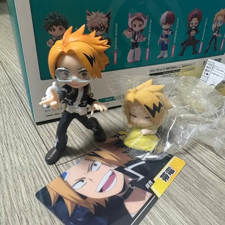 [BUNJANG] My Hero Academia Kaminari Figure Bundle with Bonus Card / 나히아 부시로드 오네무탄 카미나리 피규어 가챠 일괄 + 증정품