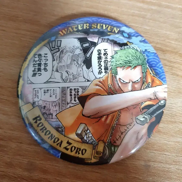[BUNJANG] One Piece Roronoa Zoro Can Badge / 원피스 롤로노아 조로 캔뱃지