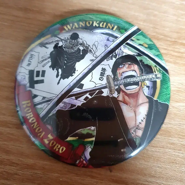 [BUNJANG] One Piece Roronoa Zoro Can Badge / 원피스 롤로노아 조로 캔뱃지